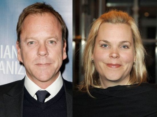 Kiefer Sutherland so sestrou